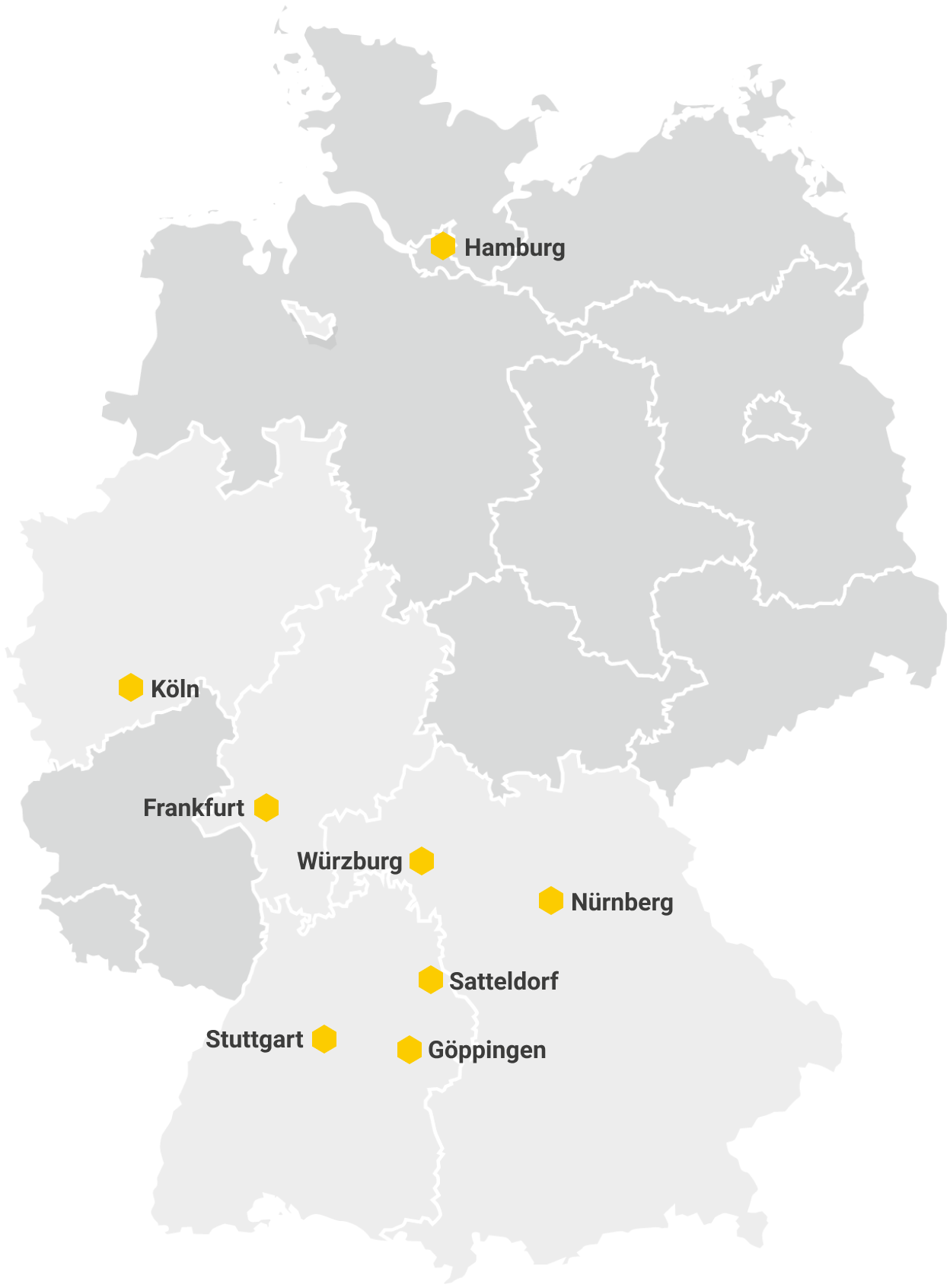 Standorte in Deutschland