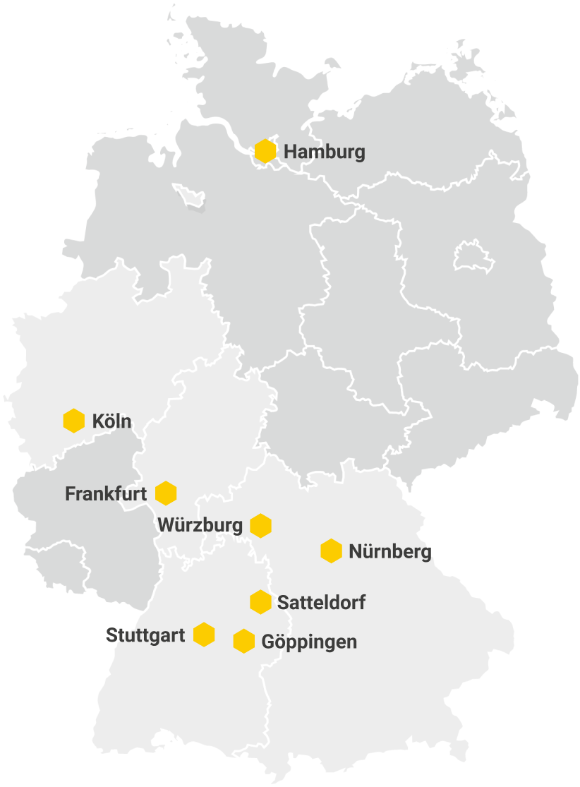 Standorte in Deutschland